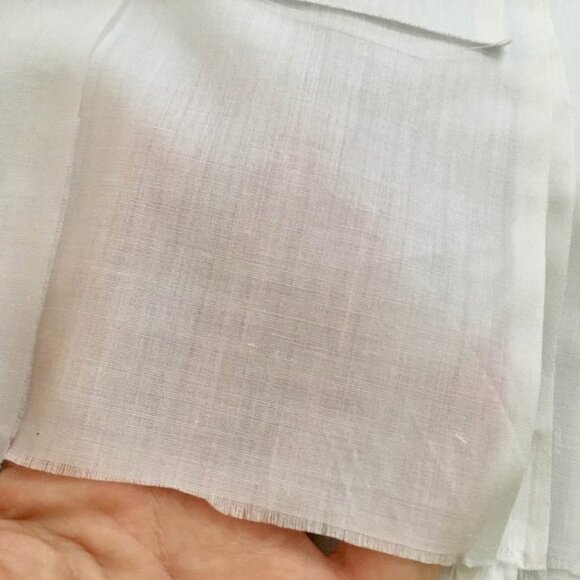 LP Bundle Lightweight White Gossamer Cotton Fabric | Over 4.47 yards - Picture 2 of 4